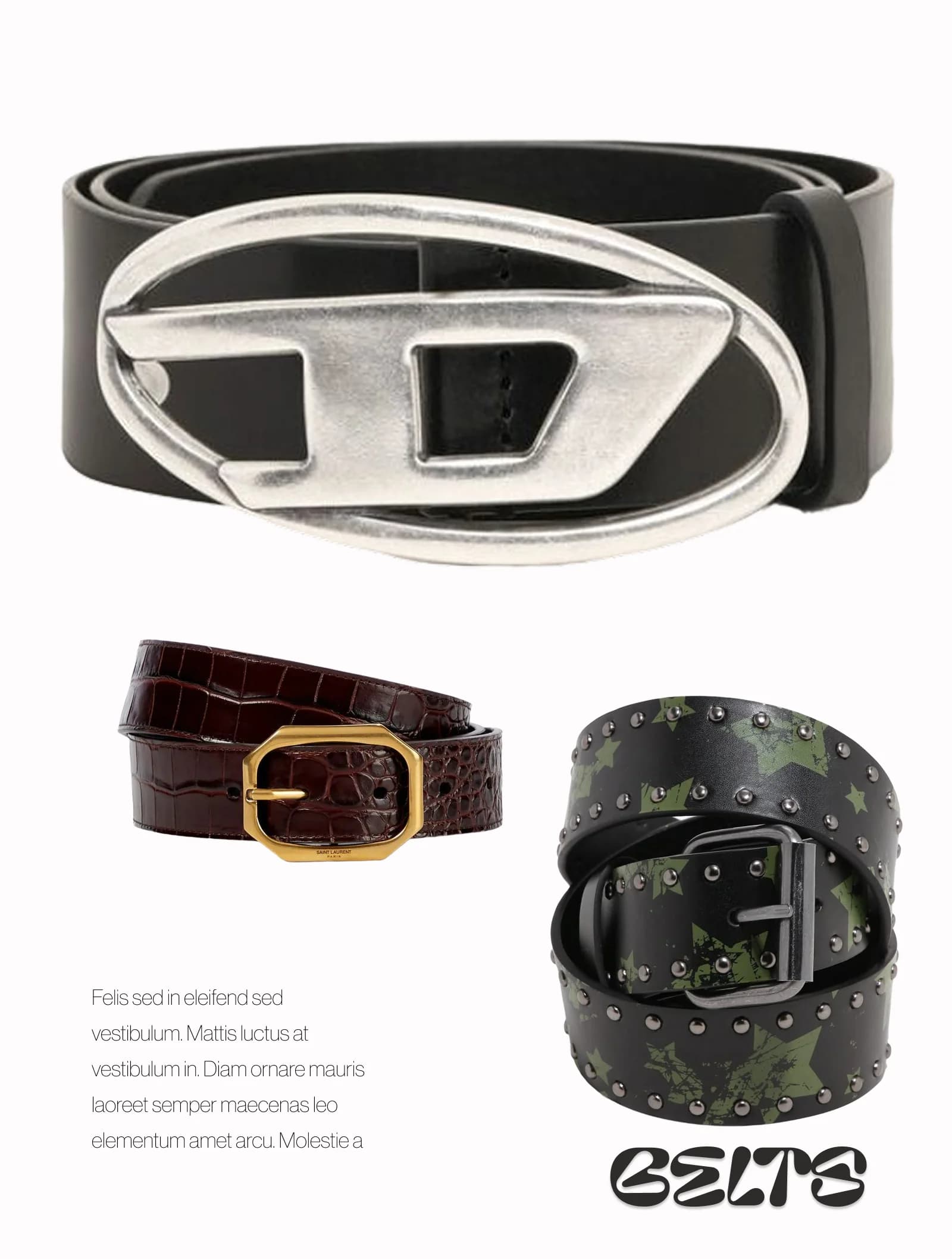 Want Magazine — Belts