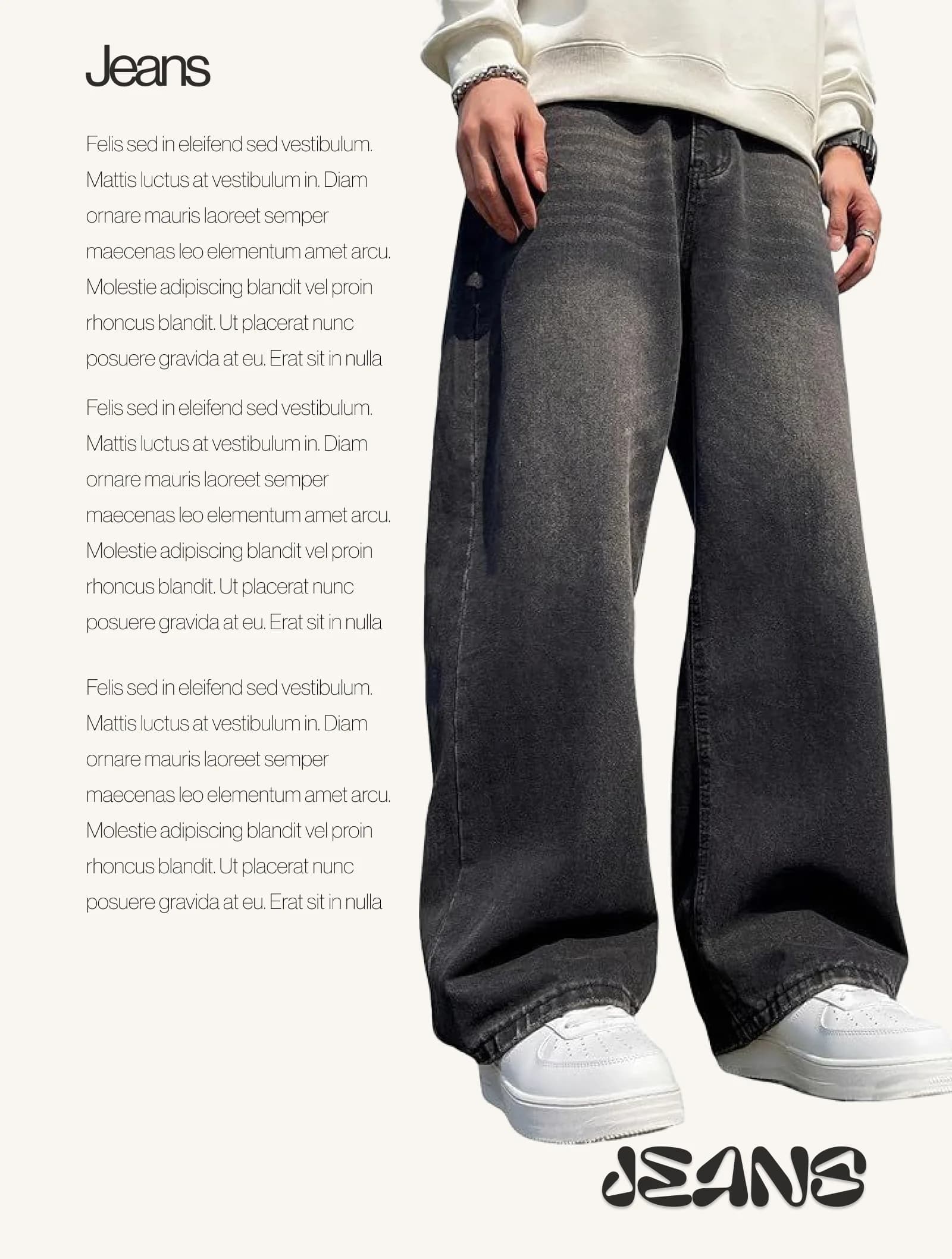 Want Magazine — Jeans