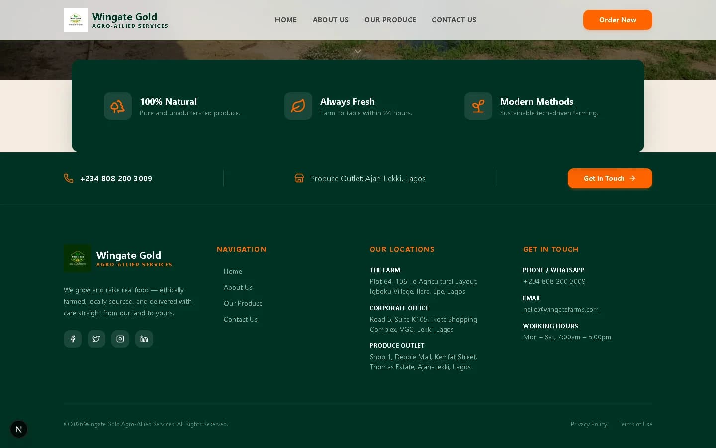 Wingate Integrated Farms — system_patterns
